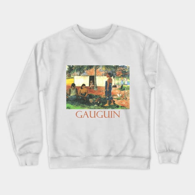 Why Are You Not Angry? (1896) by Paul Gauguin Crewneck Sweatshirt by Naves